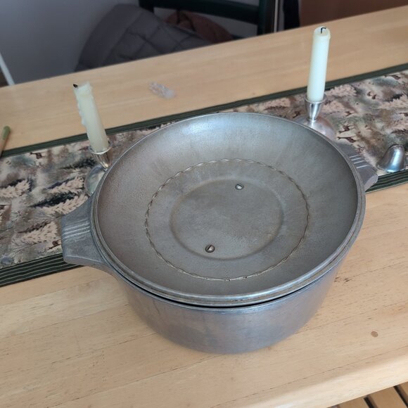 Wagner Ware Sidney -O- Magnalite 4248 P Dutch Oven Stockpot Roaster 5qt VTG - Picture 6 of 7